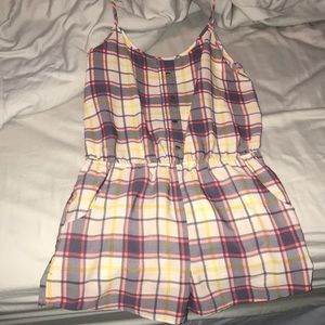 Plaid romper